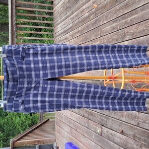 Soho Apparel Ltd. Pinstripe plaid pants. Size L.